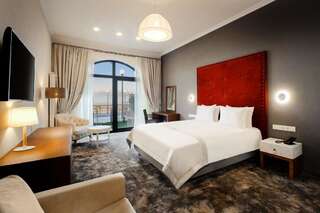 Отель Akhasheni Wine Resort & Spa Gurjaani Двухместный номер с 1 кроватью или 2 отдельными кроватями, вид на горы-4